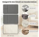 wohnTRAUM24 Sesselschoner Grau Wasserdicht Mit Tasche Bild 5