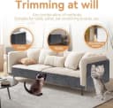 wohnTRAUM24 Kratzmatte 200x40 cm Selbstklebend Kratzteppich Katze Wand Sofa Bild 4