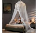wohnTRAUM24 Moskitonetz für Betten Weiß Mückenschutz Indoor/Outdoor Bild 3