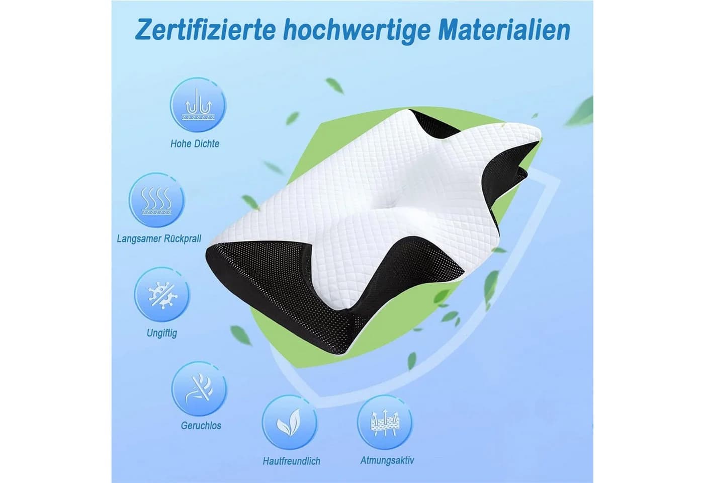 wohnTRAUM24 Nackenstützkissen Orthopädisches Kissen Memory Foam - Bild 4