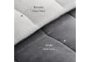 Wohndecke Sherpa Fleecedecke 135x200cm 200x200cm Steppdecke ibettertec Bild 4