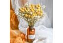 ibettertec Trockenblumen Set 30 Stk. Pampasgras & Craspedia Gelb/Grau 45 cm Bild 4