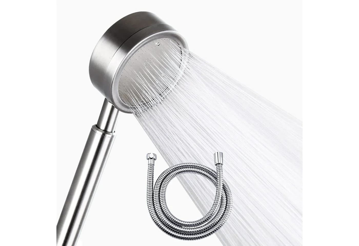 ibettertec Handbrause Duschkopf Edelstahl Hochdruck Sparduschkopf - Bild 2