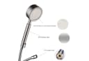 ibettertec Handbrause Duschkopf Edelstahl Hochdruck Sparduschkopf Bild 5