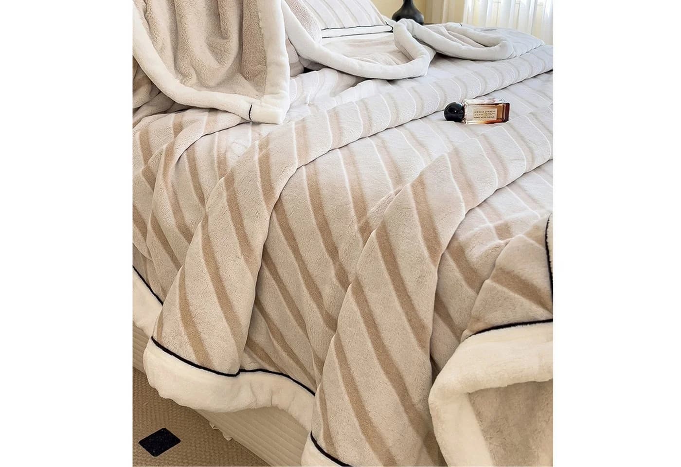 Überwurf Wohndecke kuscheldecke Fleecedecke Sofadecke Warm Weich Soft Flanell, wohnTRAUM24, antistatisch, Superweich, warme Couch-Decke, Tagesdecke 130x150cm