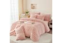 wohnTRAUM24 Winter Plüsch Bettwäsche Rosa Wendebettbezug Bild 1