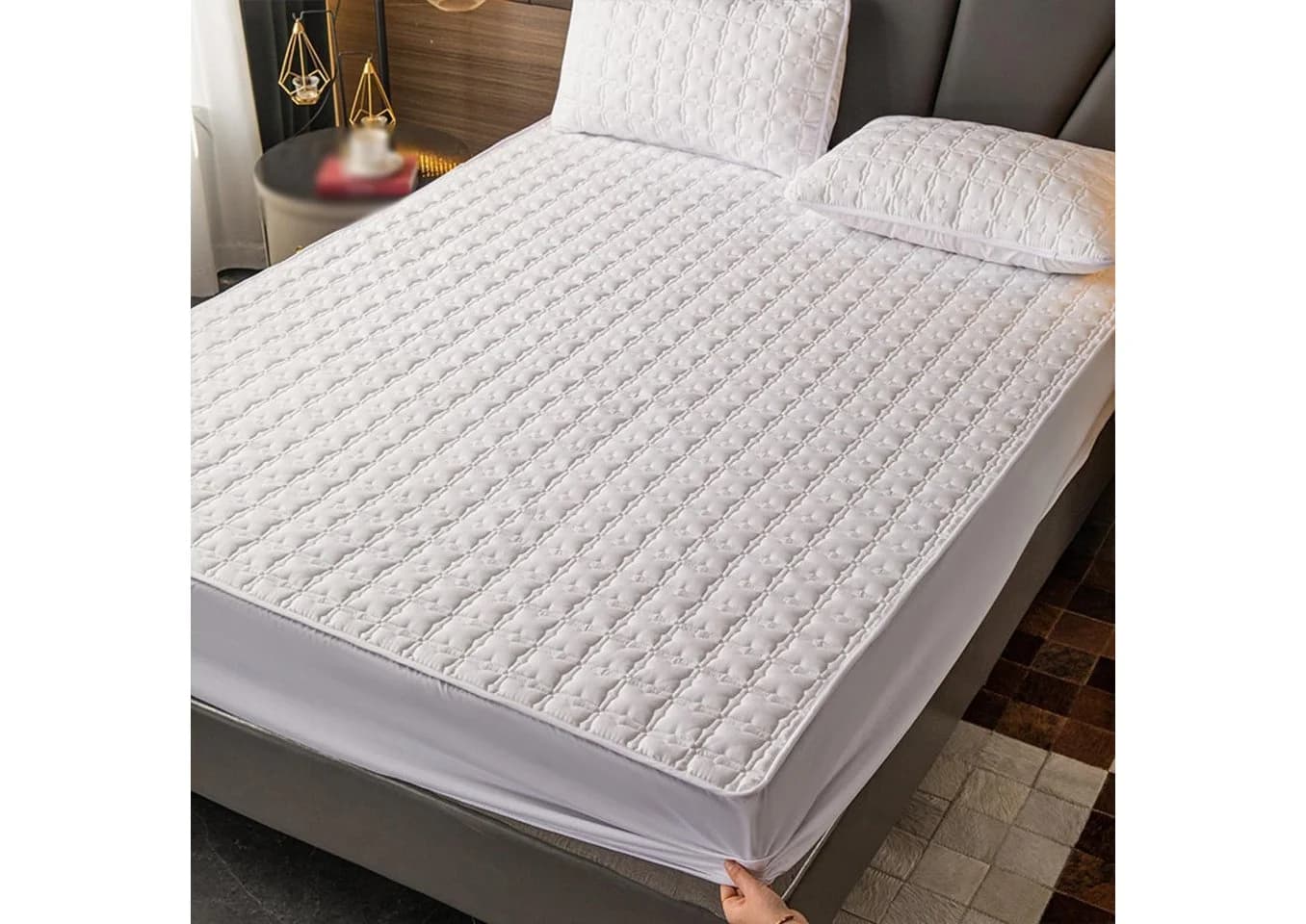 Matratzenauflage Baumwolle 90x200cm, 140x200cm, 180x200cm wohnTRAUM24 - Bild 3