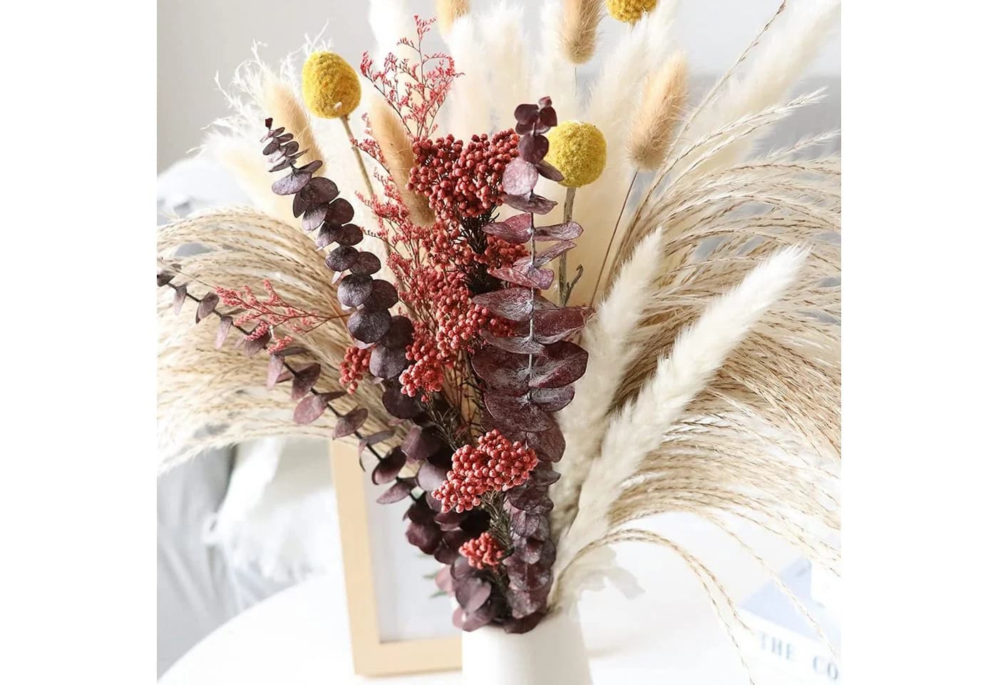 Forrlite Trockenblumen Pampasgras 43 Stück Beige 44 cm - Bild 5