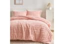 ibettertec Winter Plüsch Bettwäsche Rosa Kuscheldecke Bild 2