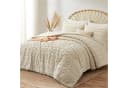 ibettertec Bettwäsche Getuftet 135x200,200x200cm,Shabby Chic Bettbezug, Boho-Stickerei Bettwäsche-set mit Reißverschluss,Kissenbezug 80x80cm Bild 1