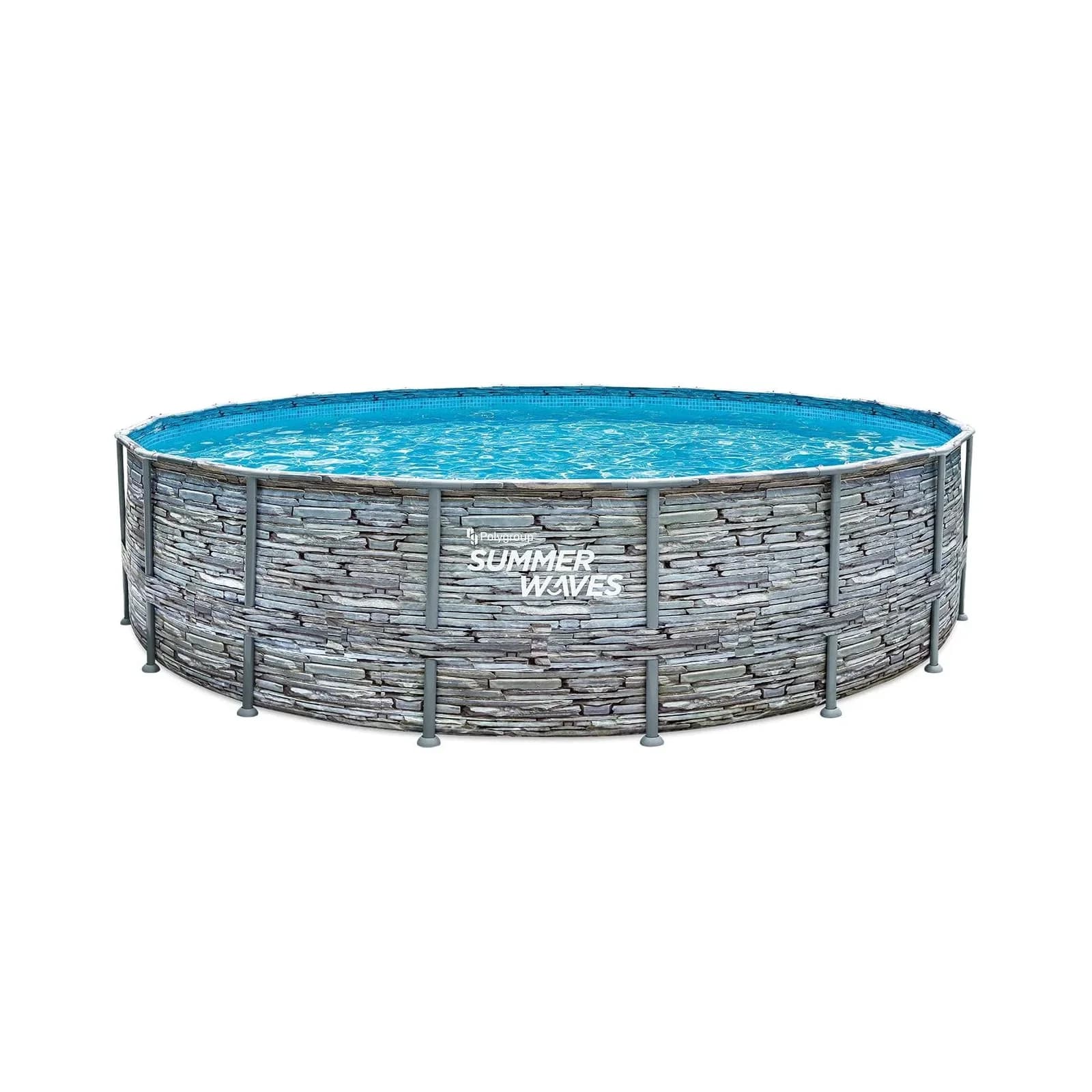 Summer Waves Elite Pool Ø549x132 cm Grau