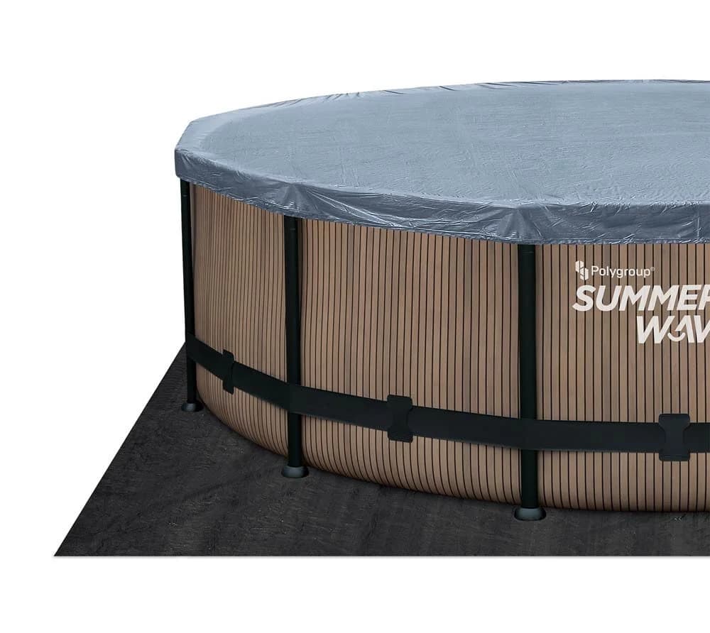 Summer Waves Elite Frame Pool Komplettset Teakoptik - Bild 4