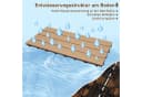 Clanmacy Terrassenfliesen WPC Holzoptik Drainage 30x30/60cm Bild 5