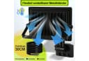 Clanmacy LED Flutlichtstrahler 30W Außenleuchte Kaltweiß Bewegungsmelder Bild 5