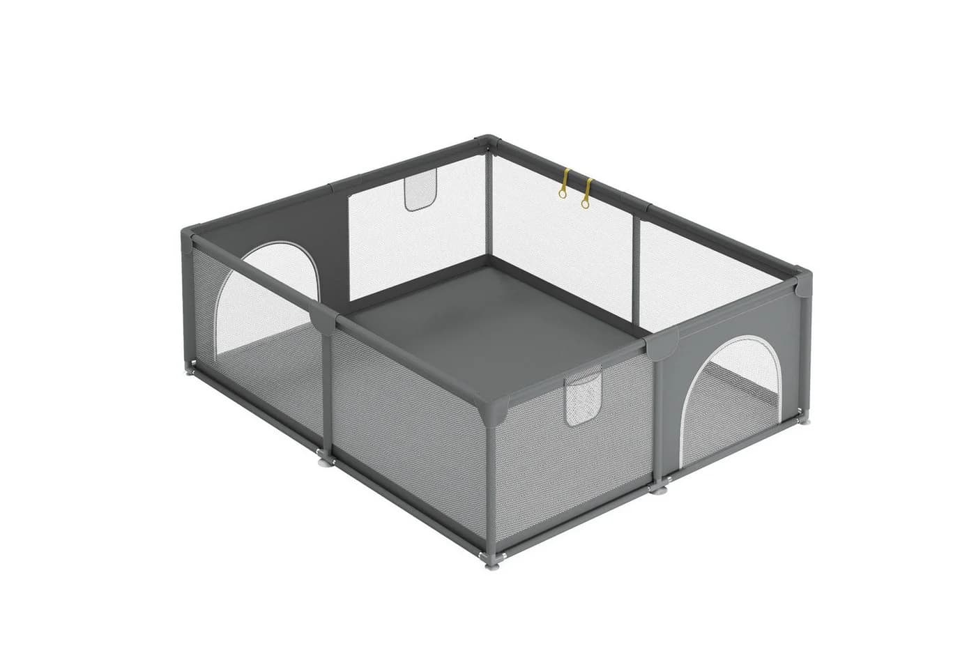 Clanmacy Laufgitter Baby Laufstall 1,5m×1,8m Absperrgitter - Bild 2