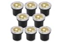 Clanmacy Gartenstrahler 3W LED Bodenleuchte Schwarz Warmweiß IP65 Bild 2