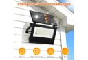 Clanmacy LED Solarleuchte mit Bewegungsmelder & Fernbedienung, Weiß Bild 4
