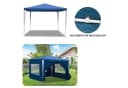 Clanmacy Pavillon 3x3 m Blau UV-Schutz wasserfest Bild 4