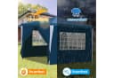 Clanmacy Pavillon 3x3 m Blau UV-Schutz wasserfest Bild 5