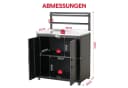 Feasto Wetterfester Gartenschrank mit Edelstahl-Arbeitsfläche Bild 1