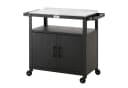 Feasto Servierwagen Edelstahl Schwarz 100x45x89,5 cm Bild 3