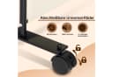 Clanmacy Paravent Raumtrenner Beige Klappbar mit Rollen Bild 3