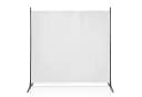 Clanmacy Paravent Sichtschutz Beige/Anthrazit Metallrahmen Bild 2
