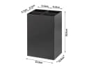 Yamazaki Schirmständer Smart Schwarz Metall Bild 1