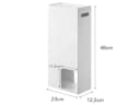 Yamazaki Toilettenpapierhalter Tower Weiß - Aufbewahrung für 8 Rollen mit Ablage Bild 1