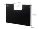 Yamazaki Tischsetaufbewahrung Metall Schwarz Magnetisch Bild 1
