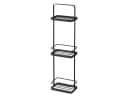 Yamazaki Badregal Tower Schwarz Metall 3 Ablagen Bild 1