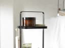 Yamazaki Badregal Tower Schwarz Metall 3 Ablagen Bild 4