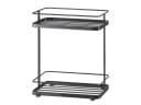 Yamazaki Badregal Tower Standregal Metall Schwarz 2 Ebenen Bild 3
