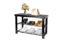 JEOBEST Schuhbank Bambus 3 Ablagen Platzsparend Bild 2