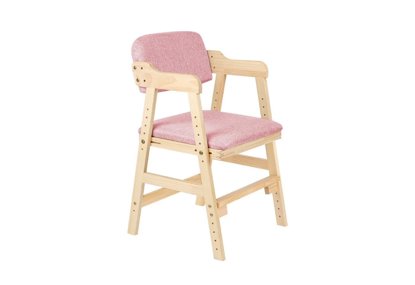 Höhenverstellbarer Kinderstuhl aus Schaumstoff und Holz - Bild 2
