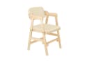 JEOBEST Kinderstuhl Höhenverstellbarer Stuhl Beige Bild 2
