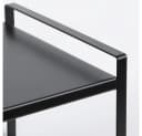 JEOBEST Küchenregal Ausziehbar Schwarz Stapelbar Organizer Bild 5