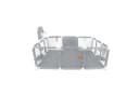 JEOBEST Laufgitter Laufstall Baby 180x120cm mit Zubehör Bild 3