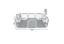 JEOBEST Laufgitter Laufstall Baby 180x120cm mit Zubehör Bild 4