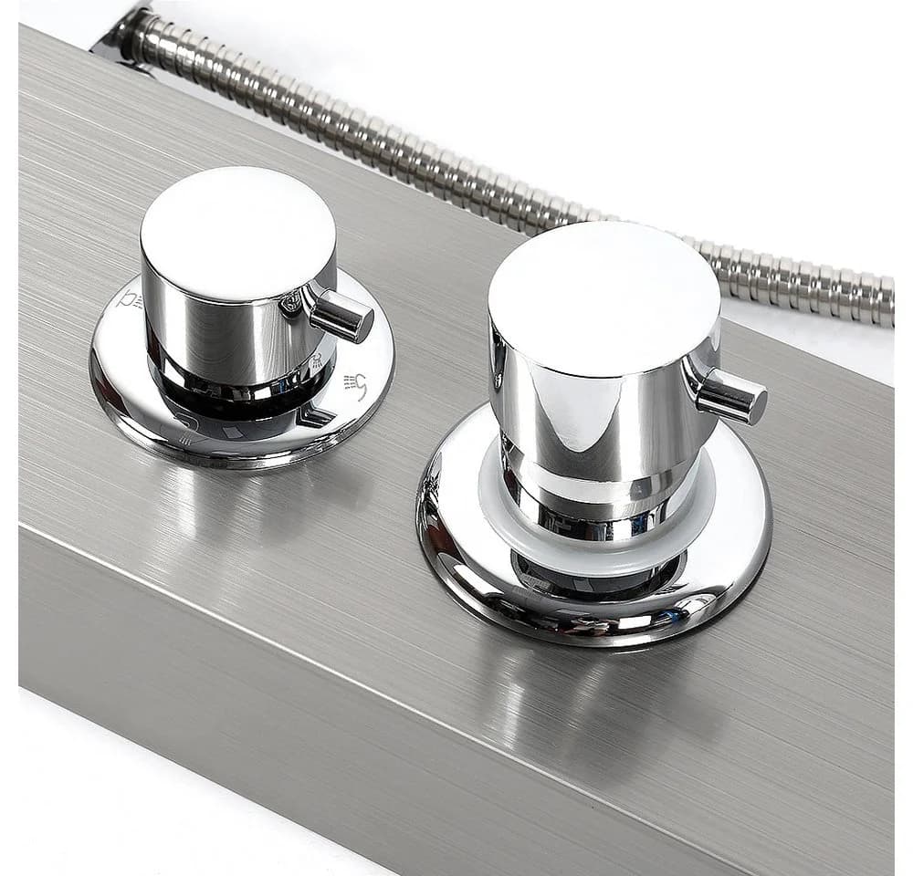 JEOBEST Duschsystem Duschpaneel 4 Strahlarten mit Massagedüsen - Bild 5