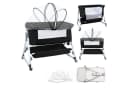 JEOBEST Beistellbett 3 in 1 Babybett mit Moskitonetz und Stauraum Bild 2
