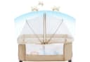 JEOBEST Beistellbett 3 in 1 Babybett Beige/Weiß mit Moskitonetz Bild 3