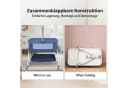 JEOBEST Beistellbett 3 in 1 Babybett mit Moskitonetz und Stauraum Dunkelblau Bild 4
