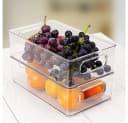 JEOBEST Kühlschrank Organizer Set 6-teilig Transparent Stapelbar Bild 5