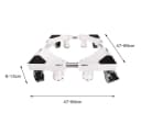 JEOBEST Waschmaschinenuntergestell Multifunktionale Basis 47-69cm Bild 4
