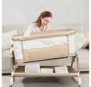 JEOBEST Beistellbett 3 in 1 mit Rollen, Matratze und Moskitonetz Bild 1