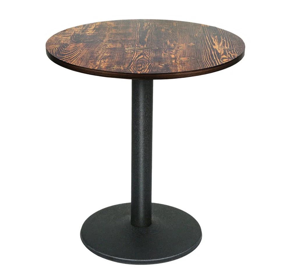 JEOBEST Bartisch Esstisch Rund Industrieller Stil - Bild 2