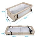 JEOBEST Baby-Reisebett 2-in-1 mit Moskitonetz und Rucksack Bild 1