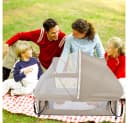 JEOBEST Baby-Reisebett 2-in-1 mit Moskitonetz und Rucksack Bild 3