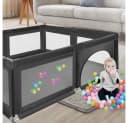 JEOBEST Laufgitter Laufstall Baby 120x120cm Bild 1